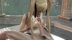 fucking hottie in public bathhouse anime style