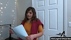 Russian tutor Fallon West gets creampied hard by Alex Legend in wild session.