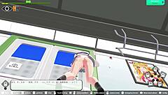 i'm in the elevator scene of loop train h-game