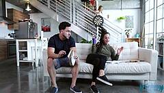 Sloan harper in homework with stepson