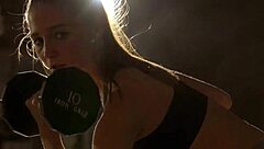 Sex at the gym with deepthroat!