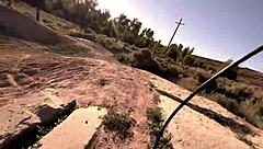 Neva - The D3ad Rac3r Official Music Video with Petite Shaved Pussy Play