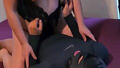 Married woman in lingerie seduces her gay neighbor for a hot encounter