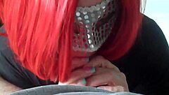 Redhead Amateur Wife Sucking Big Cock In Homemade Scene