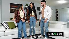 Perv Stepbro Influences Teen 18+ Stepsisters Violet Gems And Bianca Bangs