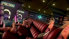 Tifa and Barret Fuck Non-Stop Before Cloud in Hentai