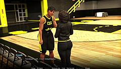 Character says, 'give me that monster cock handjob now'