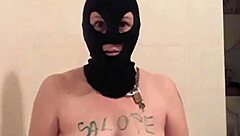 French Female Slave Masturbates Intensely In BDSM Self-Session!