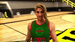 Character says, 'give me that monster cock handjob now'