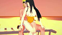 In this Naruto hentai, Hinata gives a blowjob and gets a creampie.