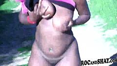 Amateur Ebony Couple Rips Clothes For Intense Assfucking In Ghetto