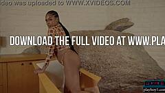 huge natural tits ebony milf shows off!