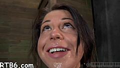 Watch this naked slut in bondman collar get dominated roughly