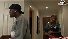 Blonde Mature with Big Natural Boobs Enjoys BBC Sex