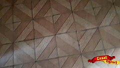 Maid's Daughter Gets Pussy and Ass Fucked on Sofa