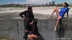 i feel so exposed as a bare spanish slave being walked on the streets