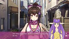 i watched ninnin days part 2 featuring the cute asian ninja in sexy panties during the anime game