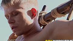 bound twinks enjoy freaky bondage play