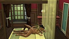 Santu aunty seduces her neighbor guy in a steamy encounter.