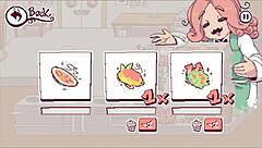 Kinky Waitress Puts Cum On Pizza In Futanari Game