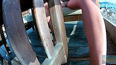 Milf Flashes Without Panties in Public Adrenaline Rush