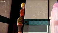 Hmv nyakumi neko in hentai cartoon with big tits ass