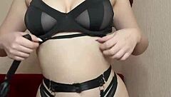 Teen BDSM Girl Wants To Spank You With Whip For Humiliation, Showing Legs And Feet.