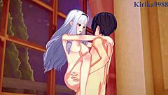 takane shijou and hibiki ganaha having intense sex in idolmaster hentai 😍