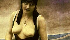 vintage granny fanny in retro hairy style