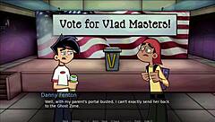 Danny phantom and amity park share a green handjob adventure.