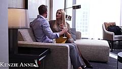 Busty Blonde Kenzie Anne In Sexy Lingerie