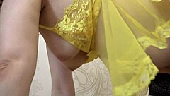 Baseball bat fucks anal hard on bed!