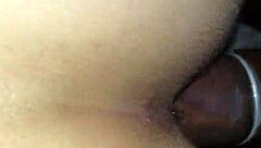 Can my tight white ass handle this big black shemale's 10 inch cock?