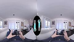 wetvr step sister takes advantage of the masturbator in this vr porn scene