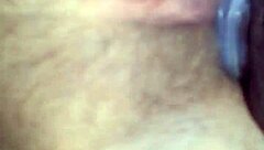 Black Amateur MILF with Hairy Beaver in Specific Scene