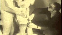 vintage granny fanny in retro hairy style