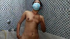 Muslim whore takes huge cock for brutal face fucking