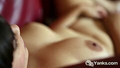 Is Blake Morgan climaxing on her feet?