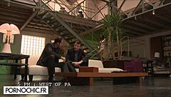 busty black angelika handles 2 men in hardcore threesome