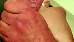 Old European Man Gets French Blowjob in Gay Scene