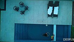 Pool Party: Boyfriend Craves Eating My Ass!