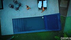 Pool Party: Boyfriend Craves Eating My Ass!