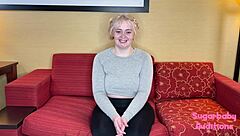 I am Annie, going through a pukey audition with deepthroat and choking.