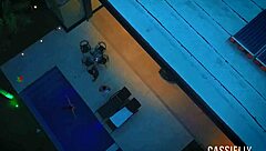 Pool Party: Boyfriend Craves Eating My Ass!