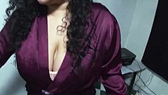 I fix the damaged horn to my sister-in-law's big tits!