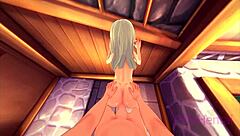 This trap elf maid helps you wash up.