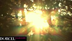 Two Brunettes Threesome Doggystyle Blowjob!