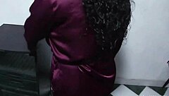 I fix the damaged horn to my sister-in-law's big tits!