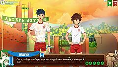 In game friends camp episode 9, natsumi gets a juicy blowjob with russian voice acting