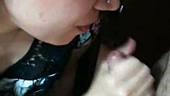 Feeling Nostalgic, Oldie Enjoys Milk, Oreos, And Cum Swallow